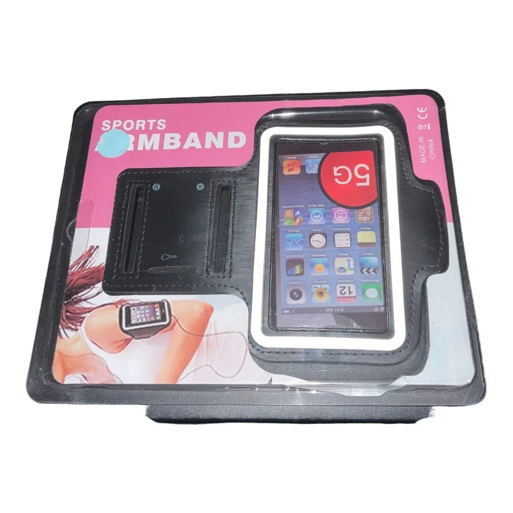 Sports‎ Arm Band For I Phone 5G Black Hook & Loop Fasteners
